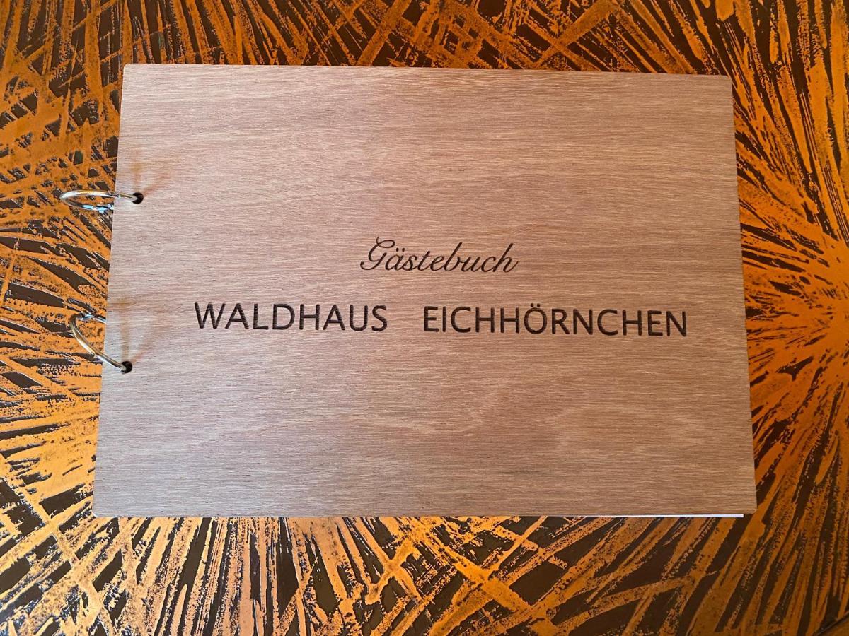 Waldhaus Eichhoernchen Bad Schmiedeberg Buitenkant foto